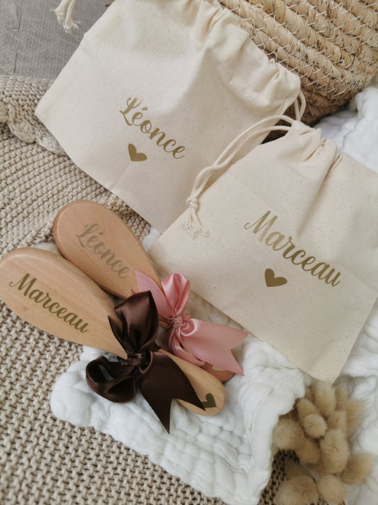 La brosse et son pochon